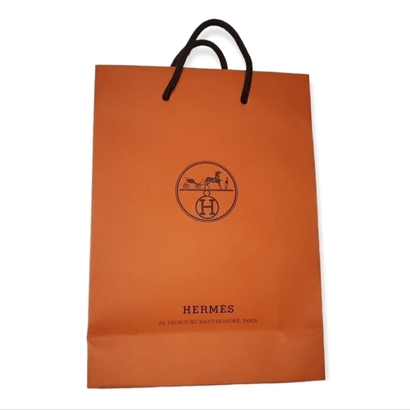 Authentic Hermes small gift bag for small items like wallet, cardholders… - Picture 2 of 3